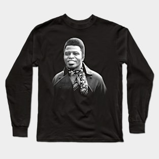 Soulful Threads Brown Singer T-Shirts - Legendary Groove Attire Long Sleeve T-Shirt